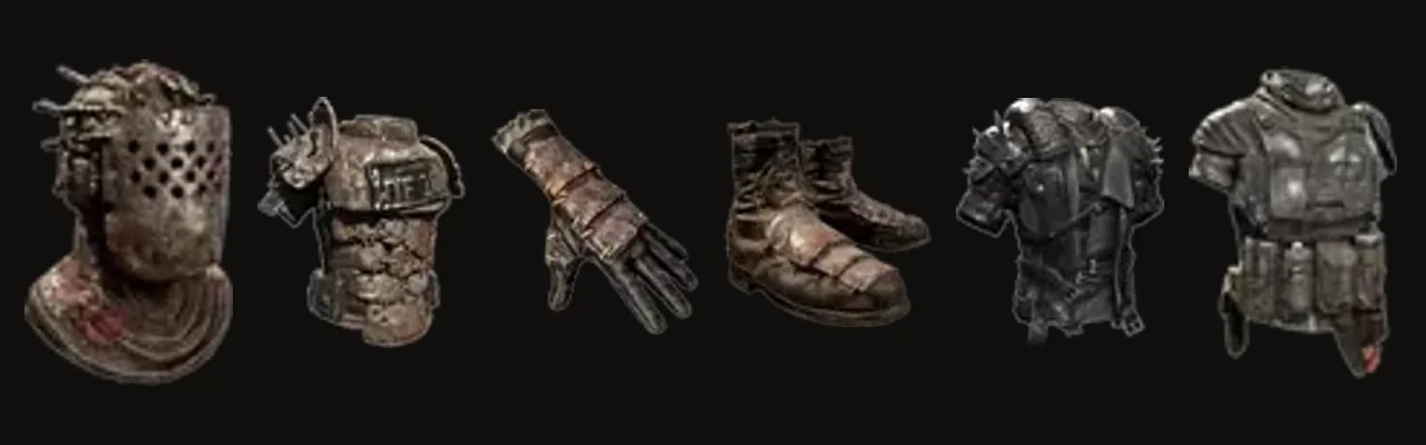 Armor piece icons of 7 Days to Die