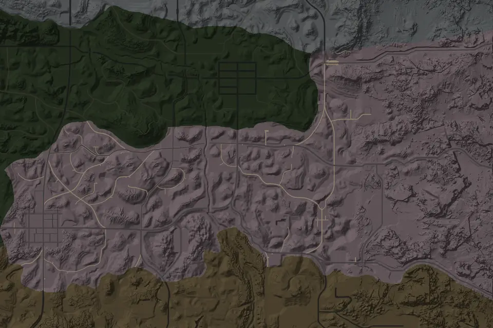 The Burnt Forest on the Navezgane map