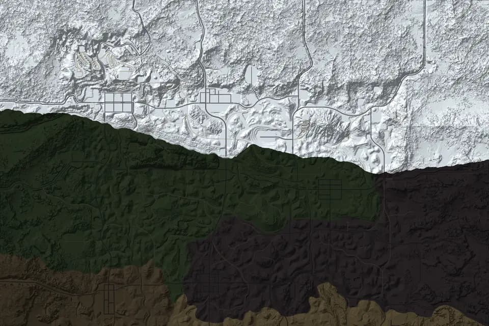 The Snow on the Navezgane map