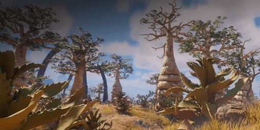 Nomad Highlands biome — Enshrouded