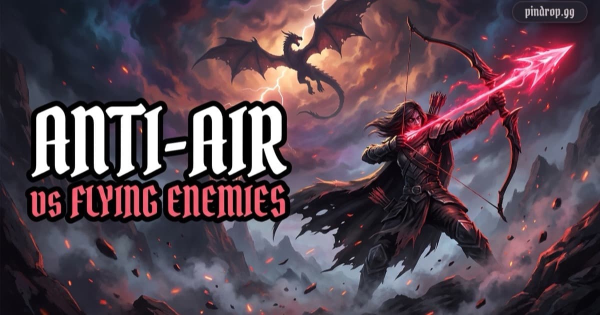 Best Build vs Flying Enemies in Enshrouded — Bows, Grounding Hook, and Anti-Air Tactics