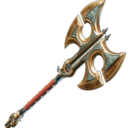 Golden War Hero Axe icon — Enshrouded Two-handed Axes