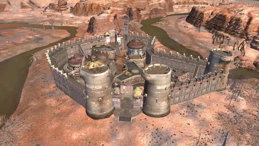 Clownsteady, a town in Kenshi