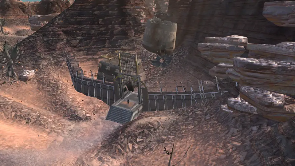 New Kralia, an outpost in Kenshi
