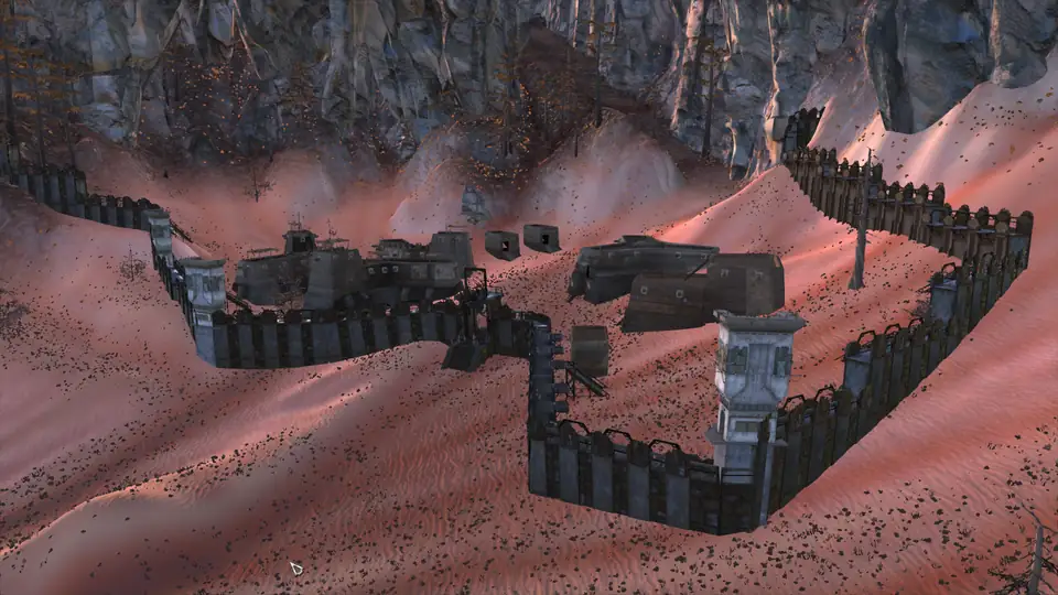 Okran's Fist, a military base in Kenshi
