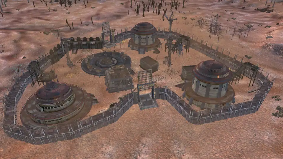 Slave Farm South, a slave camp in Kenshi