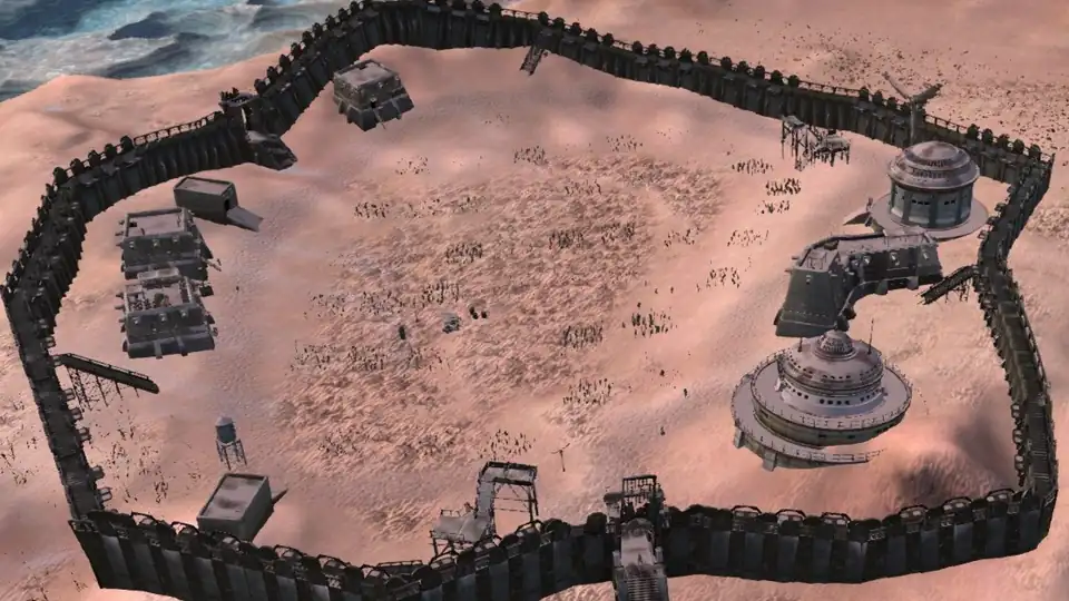 Slave Farm, a slave camp in Kenshi