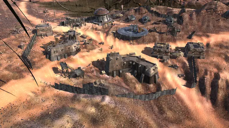 Slave Markets, an outpost in Kenshi