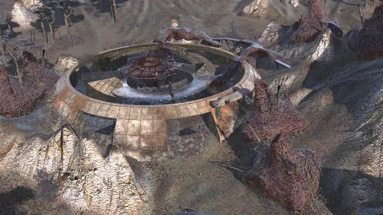 Southern Hive, a town in Kenshi