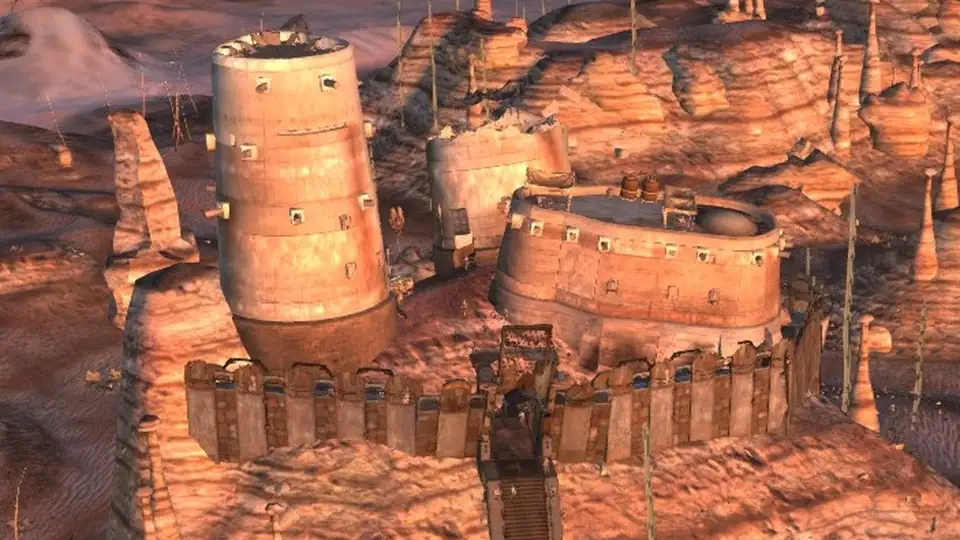 The Bastion, a military base in Kenshi