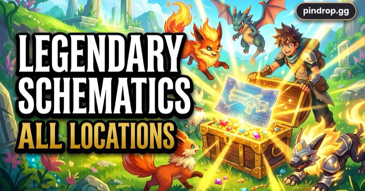 Legendary Schematic Locations — All Tier-4 Drops