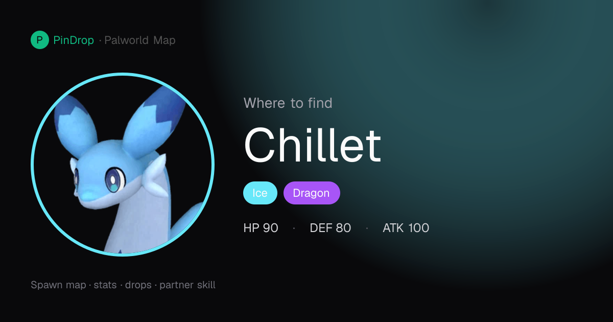 Chillet Palworld — Stats, Skills, Breeding & Locations