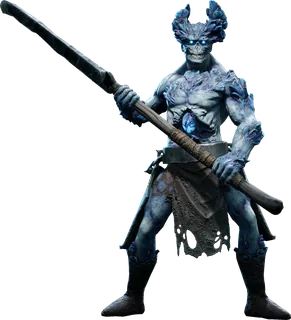 Fell heavy with a polearm