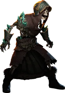 Hollow melee skeleton