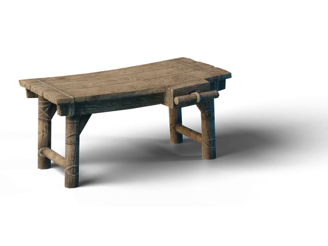 Workbench, a render of the crafting station
