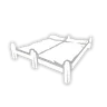 Sturdy Double Bed