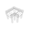 Railed Wooden Pier Curve