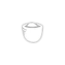 Round Stone Flowerpot