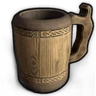 Decorated Beer Mug