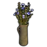 Clay Vase with Chicory