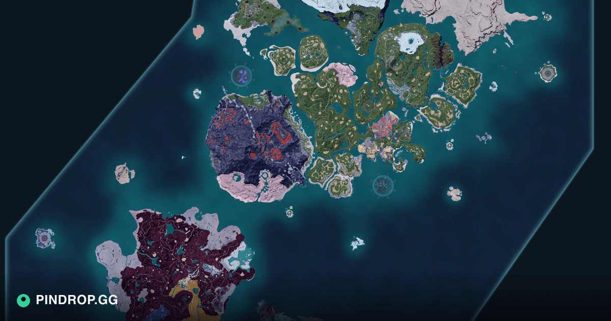 Palworld Interactive Map — Pals, Bosses, Dungeons & Effigies