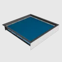 Living compartment glass