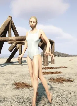 Virginia in the Swim Suit