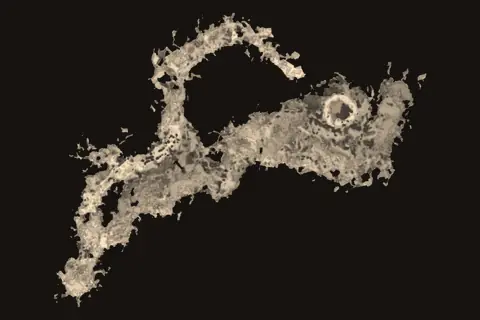 Our render of the Lawyer Cave, cave 6