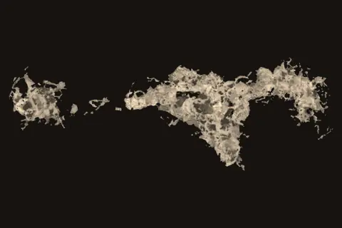 Our render of the Ledge Cave, cave 9