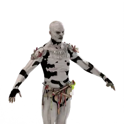 Fireman cannibal — rendered from the game's model