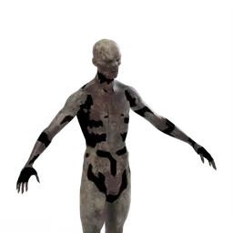 Skinny cannibal — rendered from the game's model