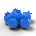 BlueBerries — rendered from the game's model