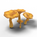 Chanterelle Mushroom — rendered from the game's model