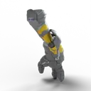 Broken Toy — rendered from the game's model