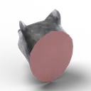 AnimalHead_Racoon — rendered from the game's model