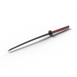 Katana — rendered from the game's model