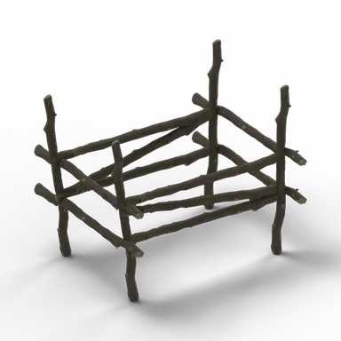 Cage — rendered from the game's model