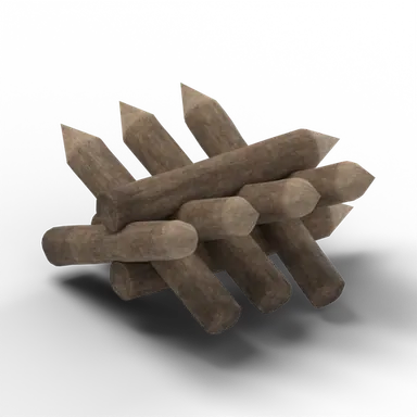 Defensive Spikes — rendered from the game's model