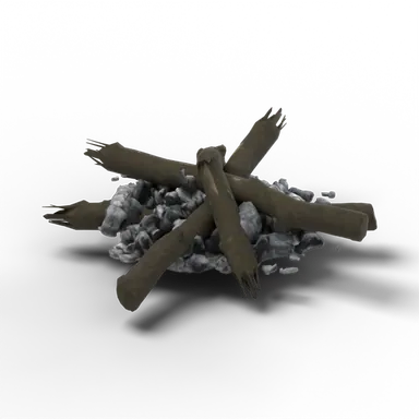 Fire — rendered from the game's model