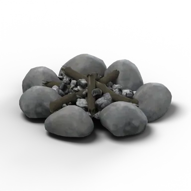 Fire Rock Pit — rendered from the game's model