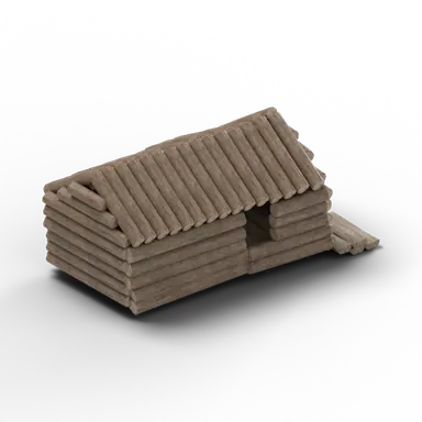 Log Cabin — rendered from the game's model