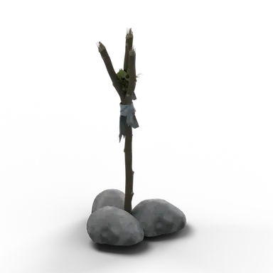 Fire Stand Partial — rendered from the game's model