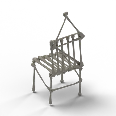 Bone Chair — rendered from the game's model