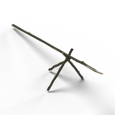 Raft Oar — rendered from the game's model