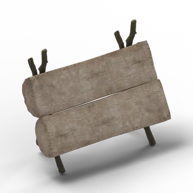 Wood Target — rendered from the game's model