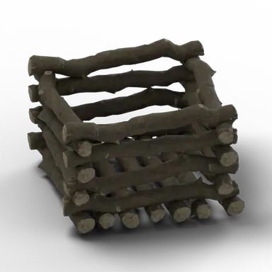 Bone Basket — rendered from the game's model